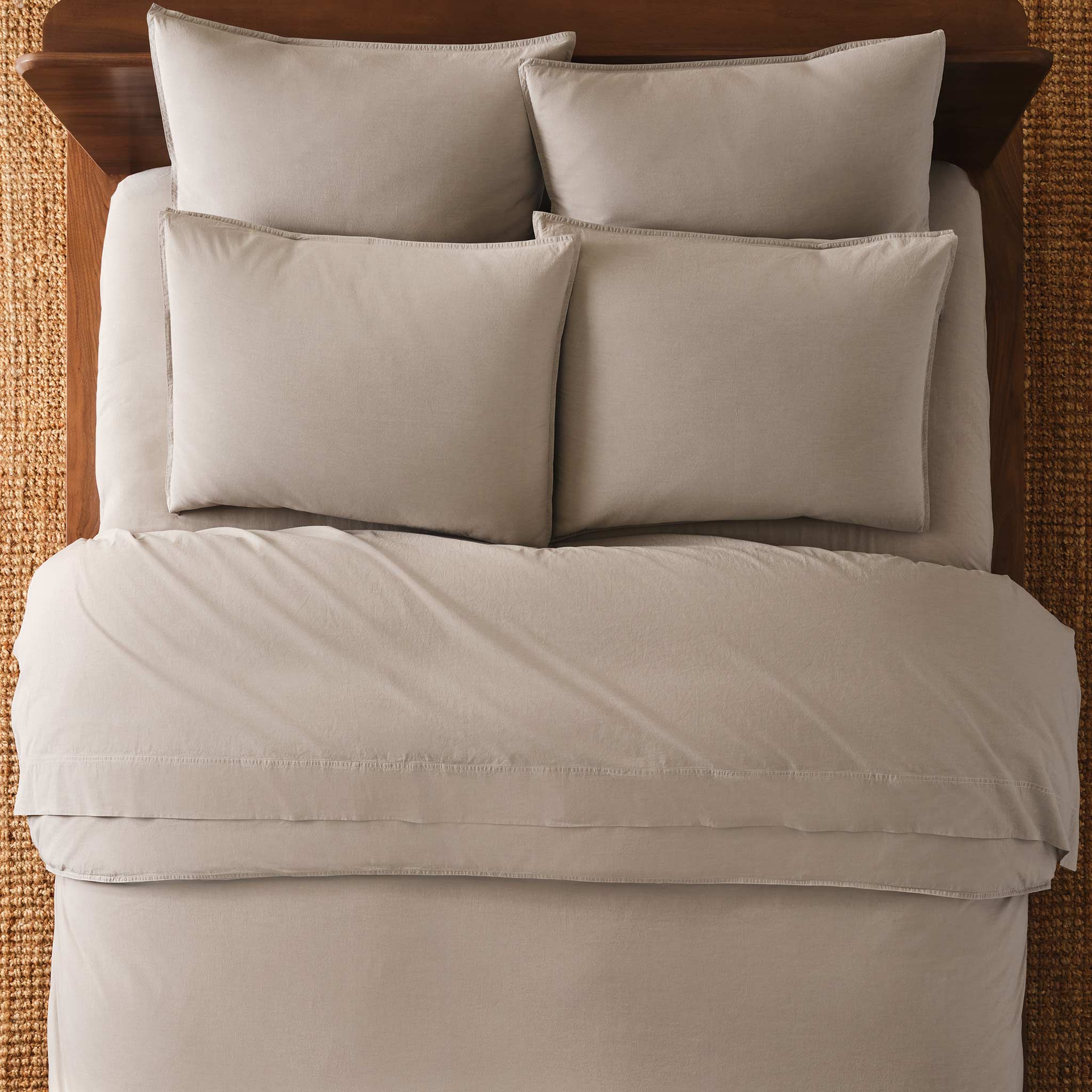 Washed Classic Percale Pillowcase Set
