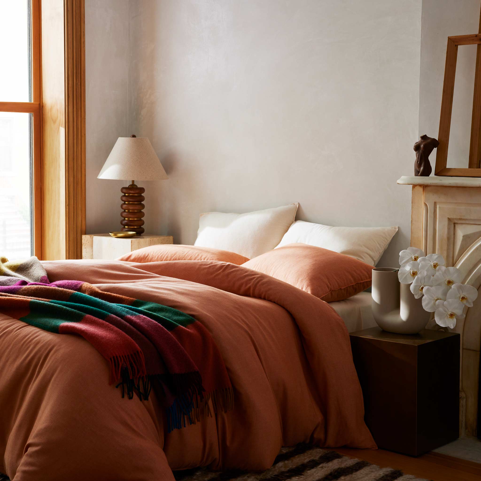 Heathered Cashmere Pillowcase Set