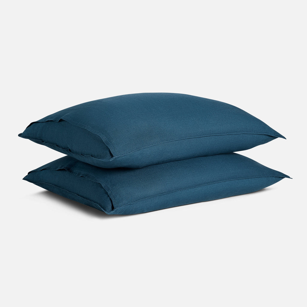 Washed European Linen Pillowcase Set
