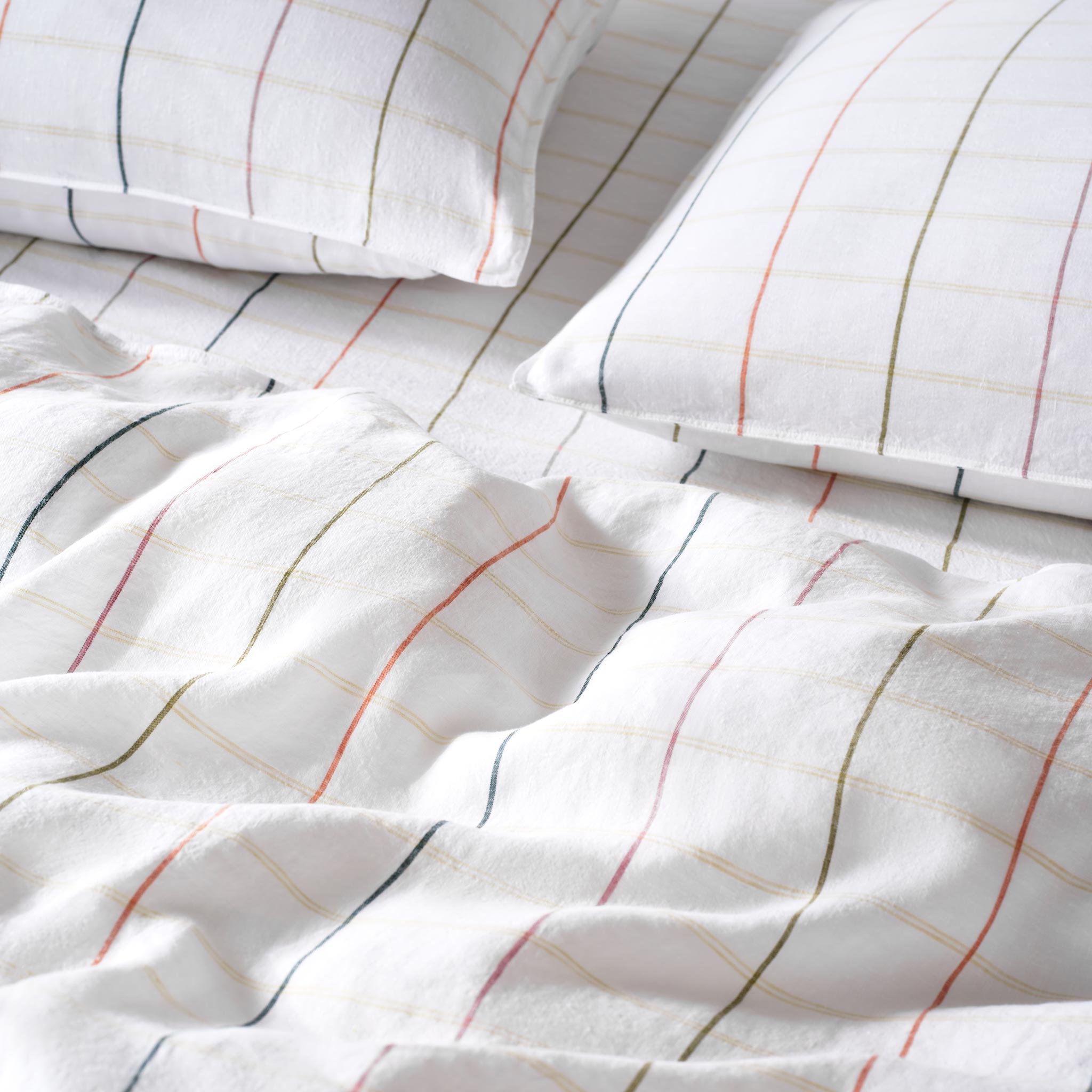 Washed European Linen Pillowcase Set
