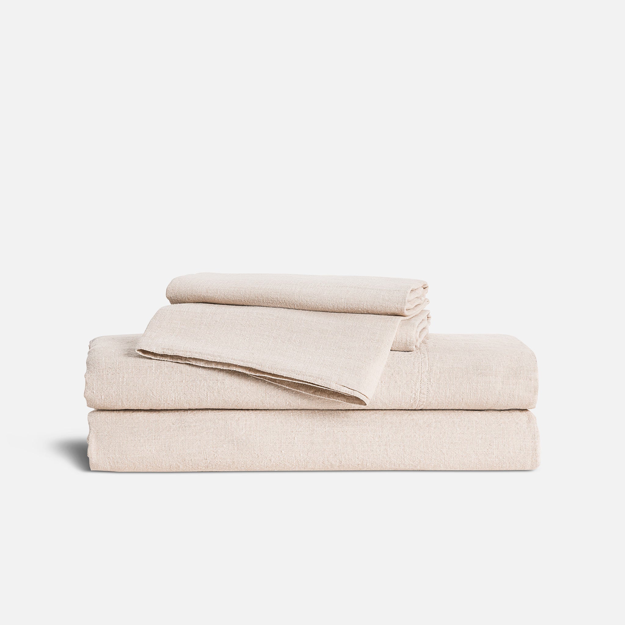 Washed European Linen Core Sheet Set