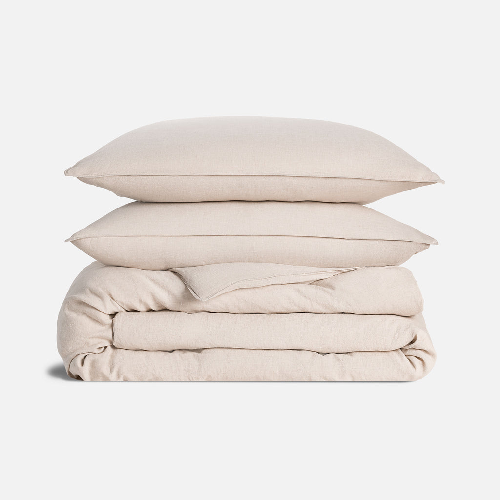 Washed European Linen Duvet Set