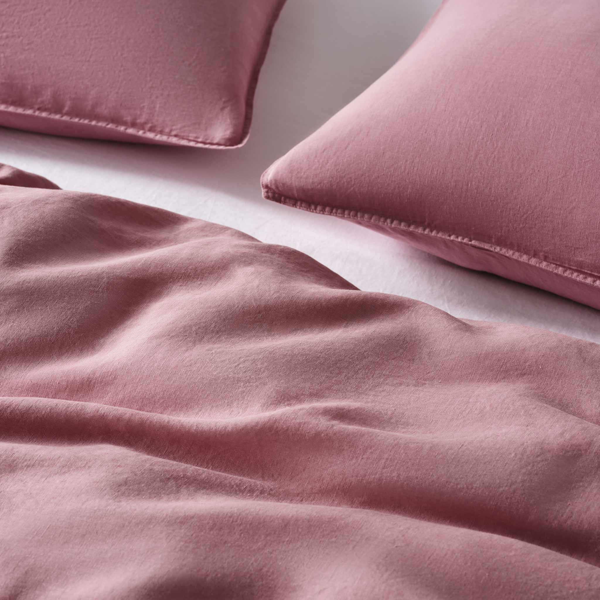 Washed European Linen Pillowcase Set