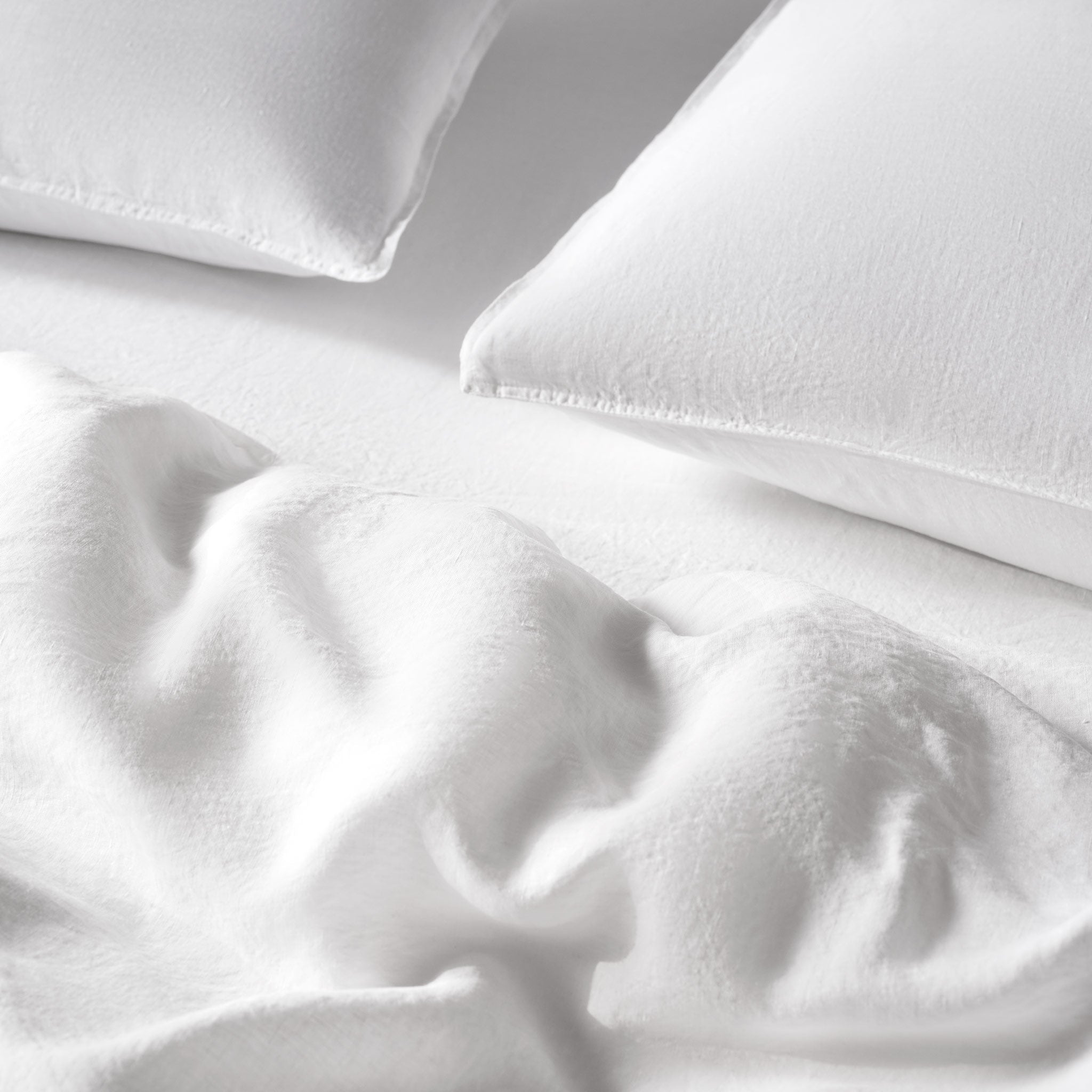 Washed European Linen Pillowcase Set