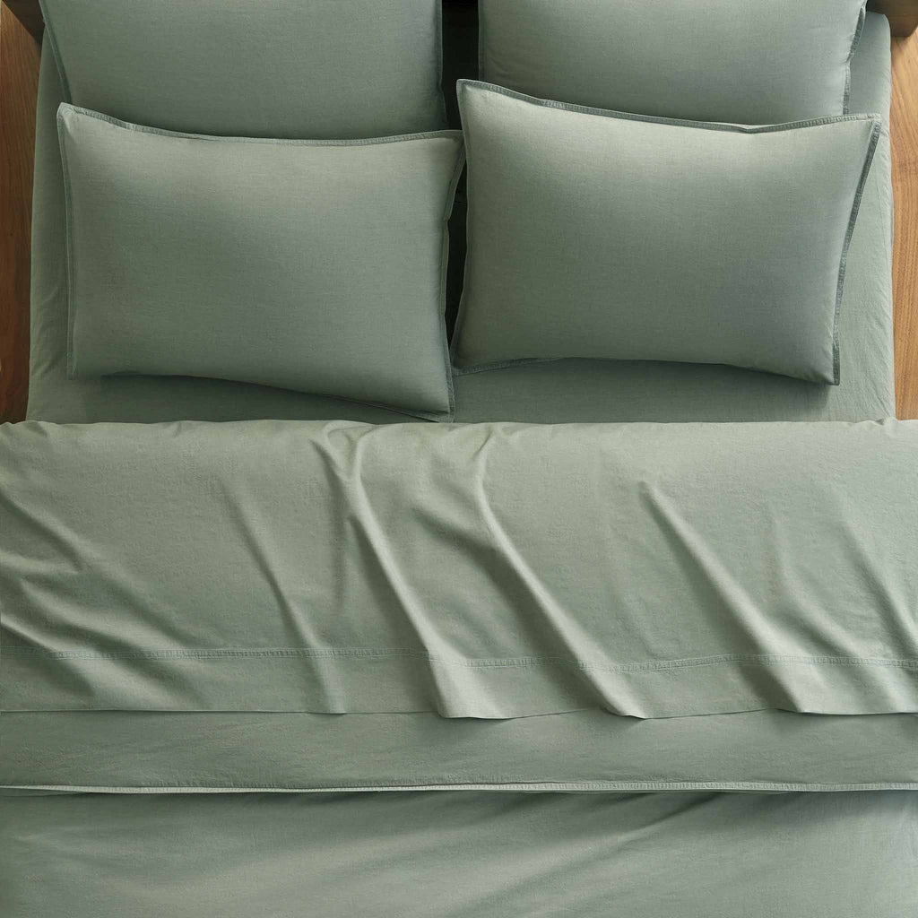 Washed Classic Percale Duvet Cover
