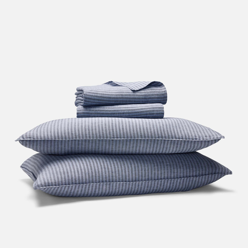 Washed European Linen Core Sheet Set