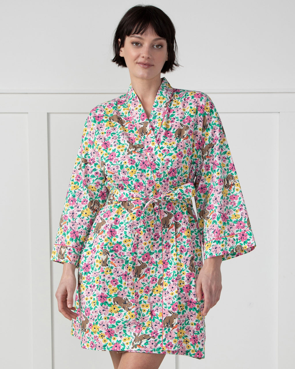 Bunny Trail - Getting Ready Robe - Spring Meadow