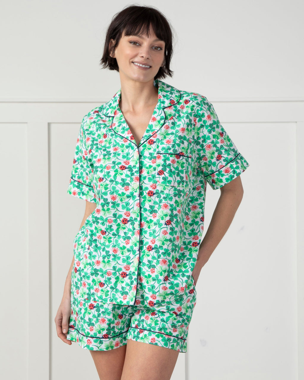 Clover Collector - Short Sleep Set - Sweet Mint