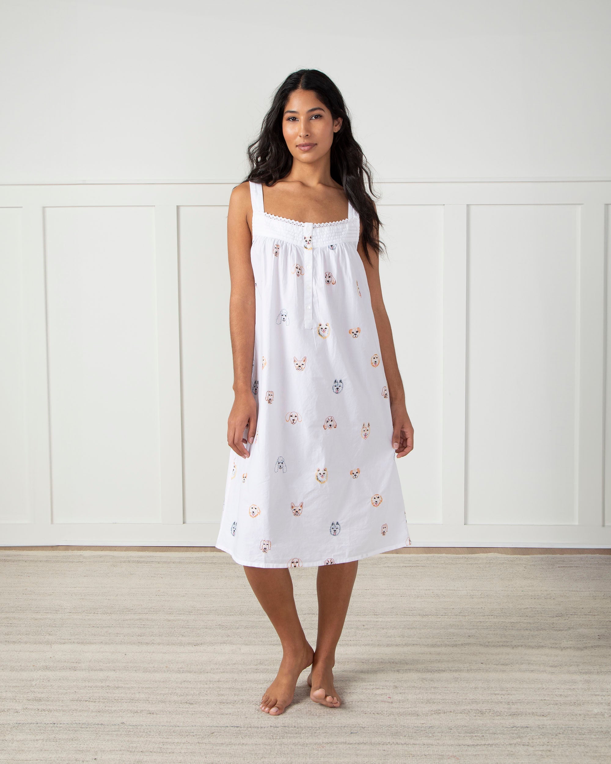 Happy Hounds - Back to Bed Nightgown - Cloud
