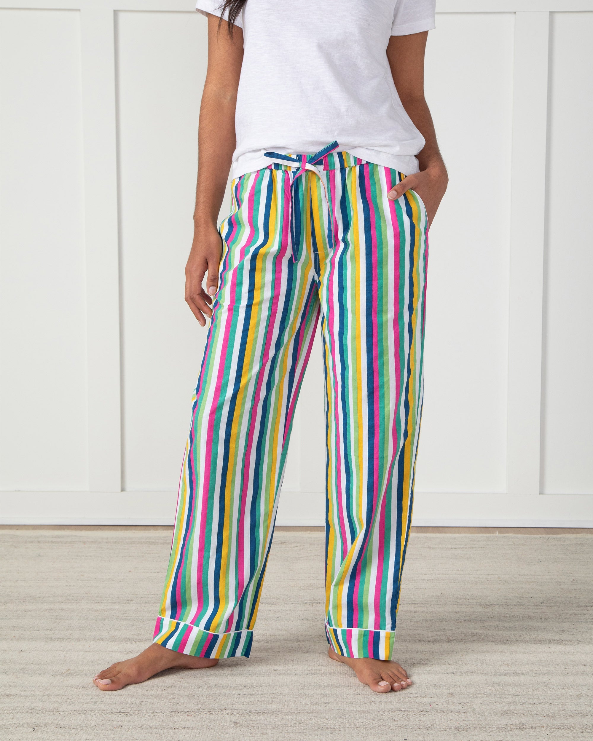 Sincerely Stripes - Pajama Pants - Indigo