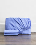 Wildflower 100% French Flax Linen Fitted Sheet Set